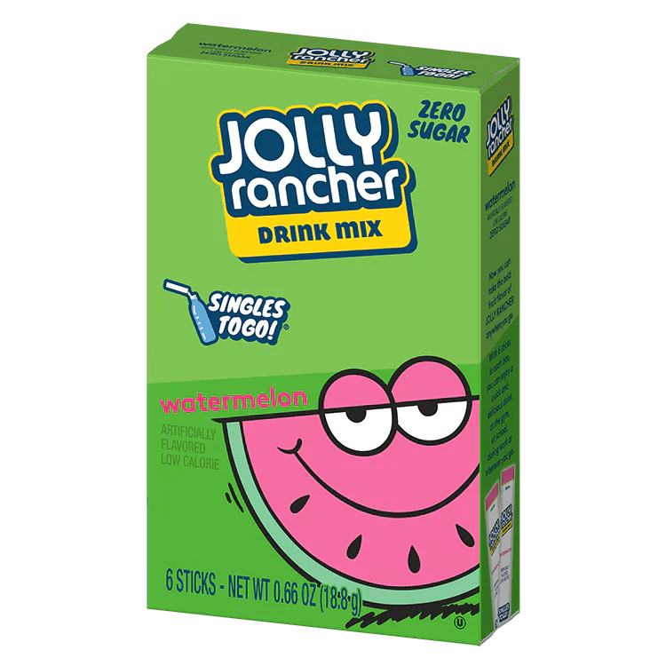 Shop Jolly Rancher Singles To Go Drink Mix Watermelon - 0.65oz (18.4g) - single - pack