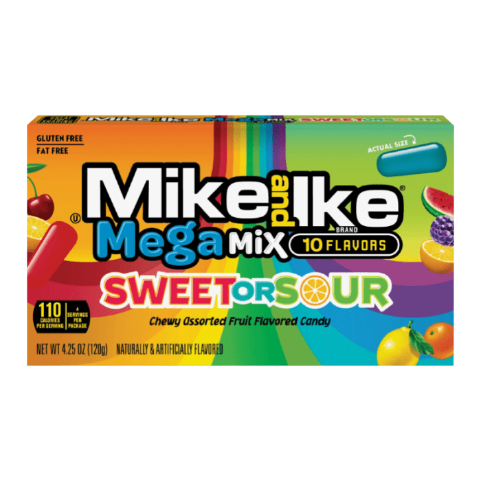Shop Mike & Ike Mega Mix Sweet & Sour Theatre Box - 4.25oz (120g) - Single