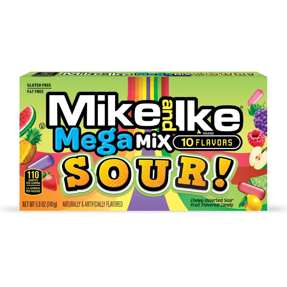 Shop Mike & Ike Sour Mega Mix Theatre Box - 4.25oz (120g) - Single