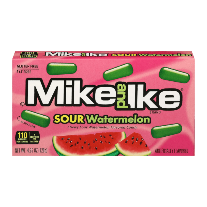 Shop Mike & Ike Sour Watermelon Theatre Box - 4.25oz (120g) - Single