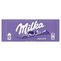Shop Milka Alpine Milk Chocolate Bar (100g) - Single