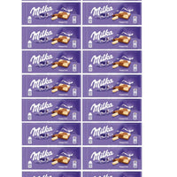 Shop Milka Happy Cows Milk and White Chocolate Bar (100g) - Box of 22
