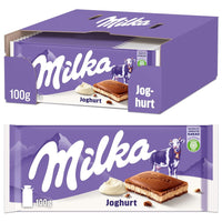 Shop Milka Yogurt Jughort Chocolate Bar (100g) - Box of 22