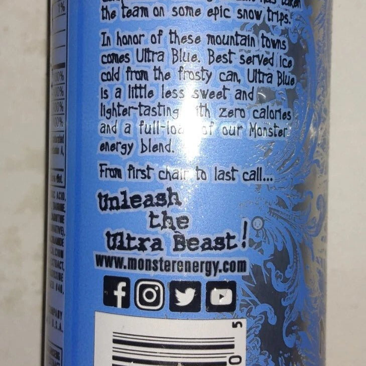 Shop Monster Energy Ultra Blue Drink 473ml - 