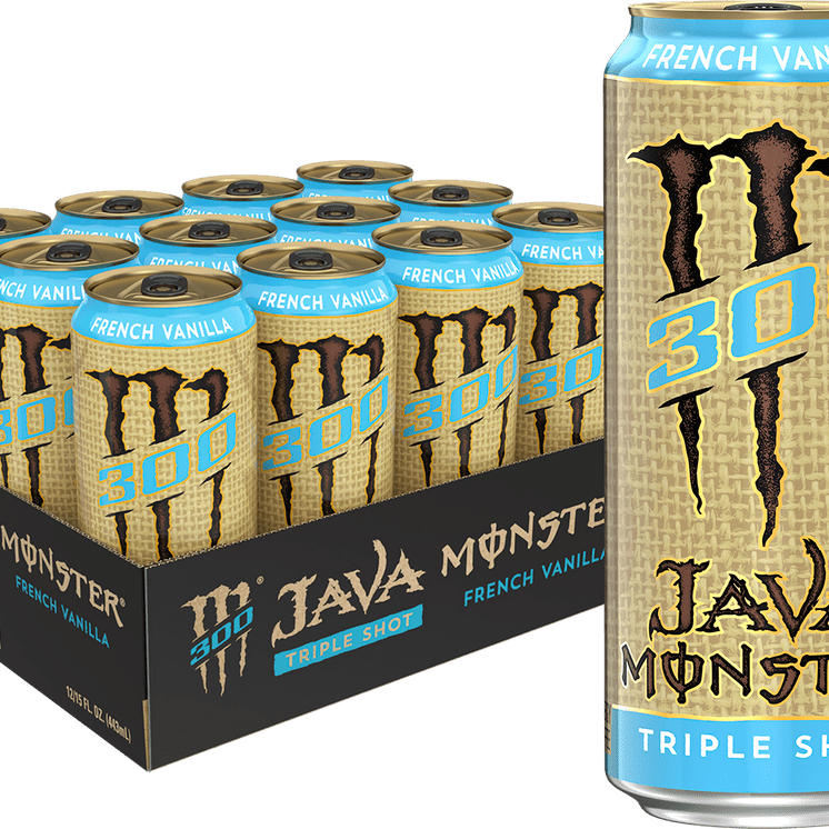 Shop Monster Java 300 Triple Shot French Vanilla - 15oz (444ml) - 12 Pack