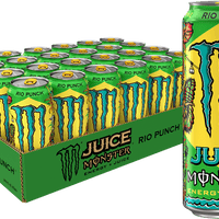 Shop Monster Juice Rio Punch USA - 16oz (473ml) - 24 Pack