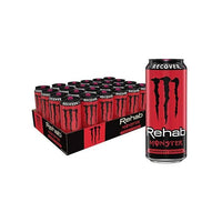 Shop Monster Rehab Strawberry Lemonade USA - 16oz (473ml) - 24 Pack