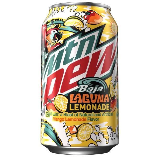 Shop Mountain Dew Baja Laguna Lemonade (355ml) - Single Can