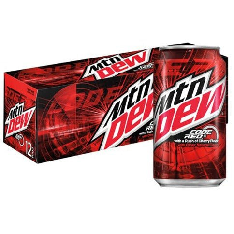 Shop Mountain Dew Code Red (355ml) - 12 Pack