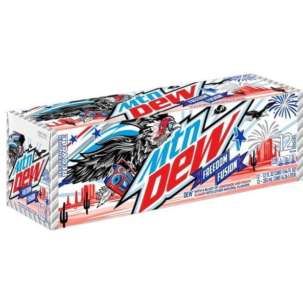 Shop Mountain Dew Freedom Fusion (355ml) - 12 Pack