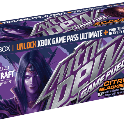 Shop Mountain Dew Game Fuel Citrus Blackberry USA - 12oz/fl (355ml) - 12 - pack