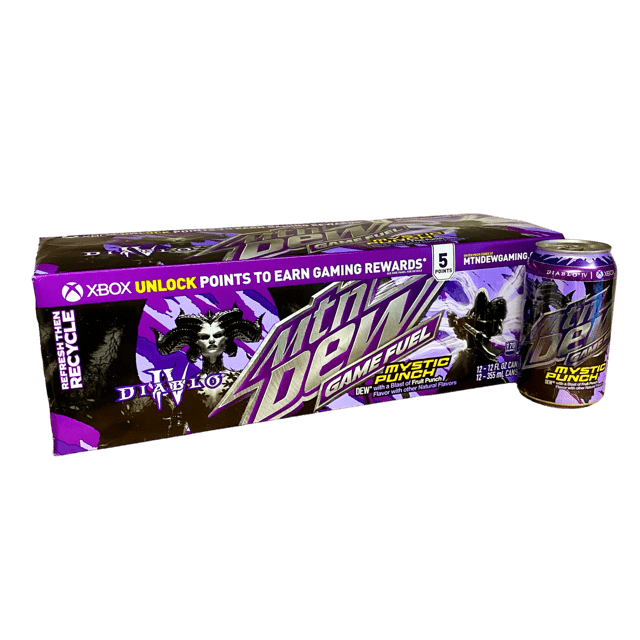 Shop Mountain Dew Game Fuel Mystic Punch (355ml) - 12 pack