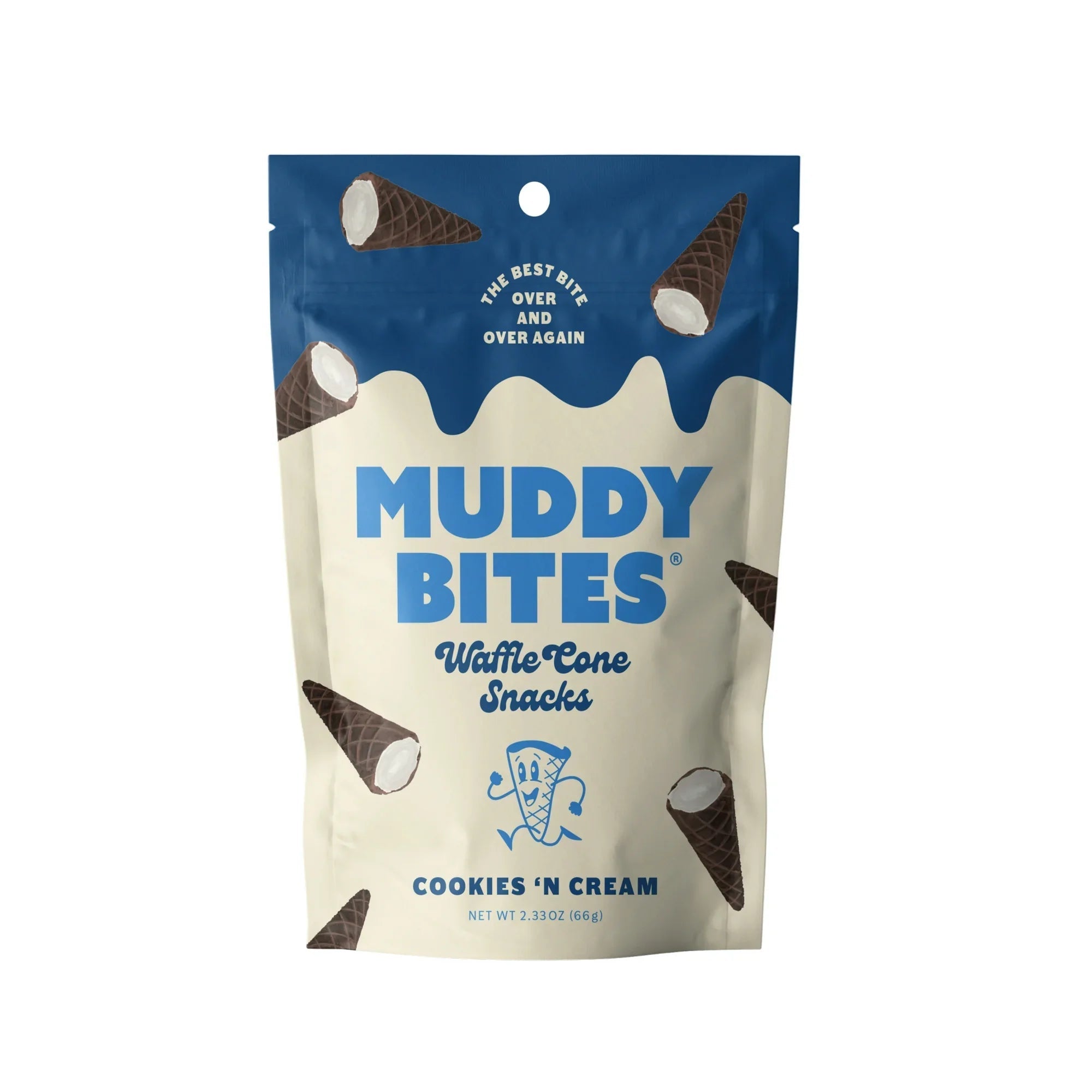 Shop Muddy Bites Cookies and Cream Cone - 2.33oz (66g) - 