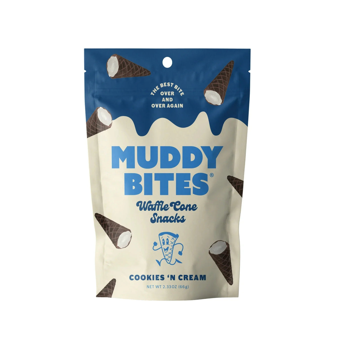 Shop Muddy Bites Cookies and Cream Cone - 2.33oz (66g) - 