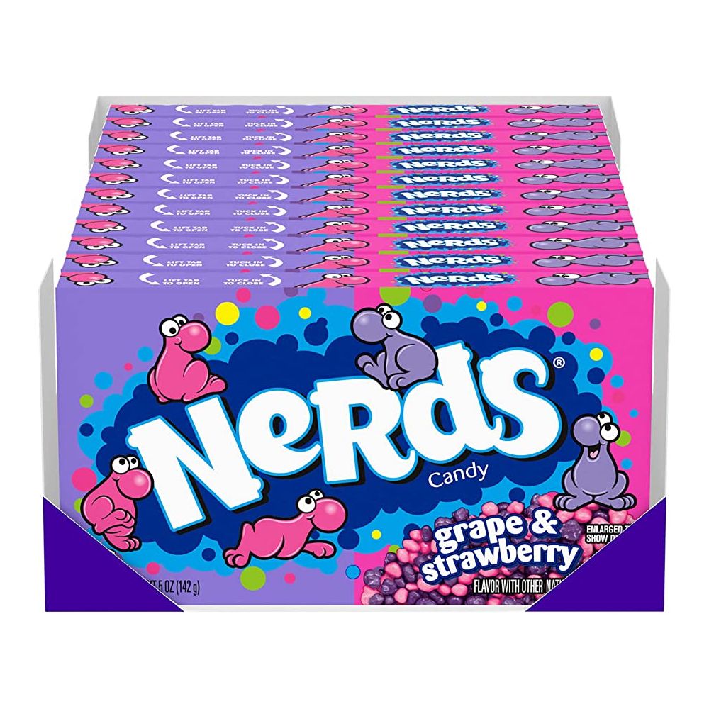 Shop Nerds Grape and Strawberry 141g - pack of 12 - 
