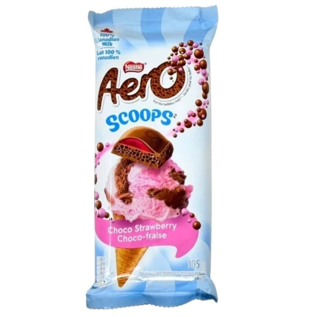 Shop Nestle Aero Chocolate Bars - Scoops Choco Strawberry