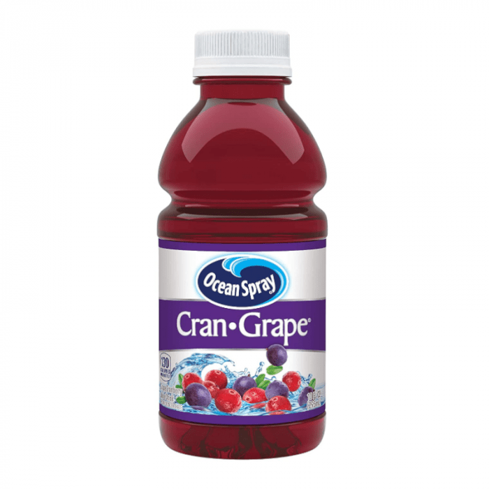 Shop Ocean Spray Cran - Grape Juice 10oz (295ml) - 