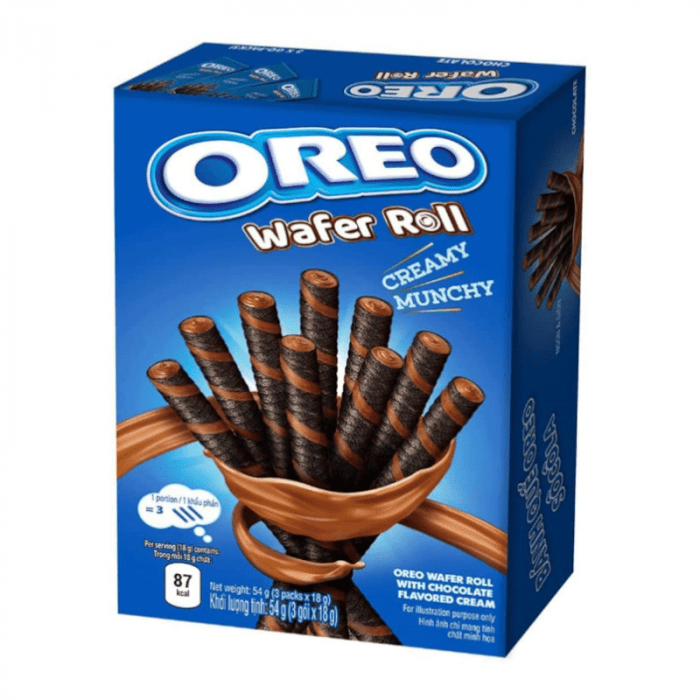 Shop Oreo Chocolate Wafer Rolls 54g (EU) - 