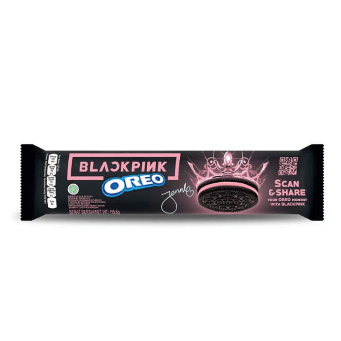 Shop OREO x BLACKPINK - Strawberry Creme Cookies 119.6g - 