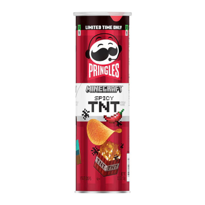 Shop Pringles Minecraft Spicy TNT Limited Edition - 5.5oz (158g) - 