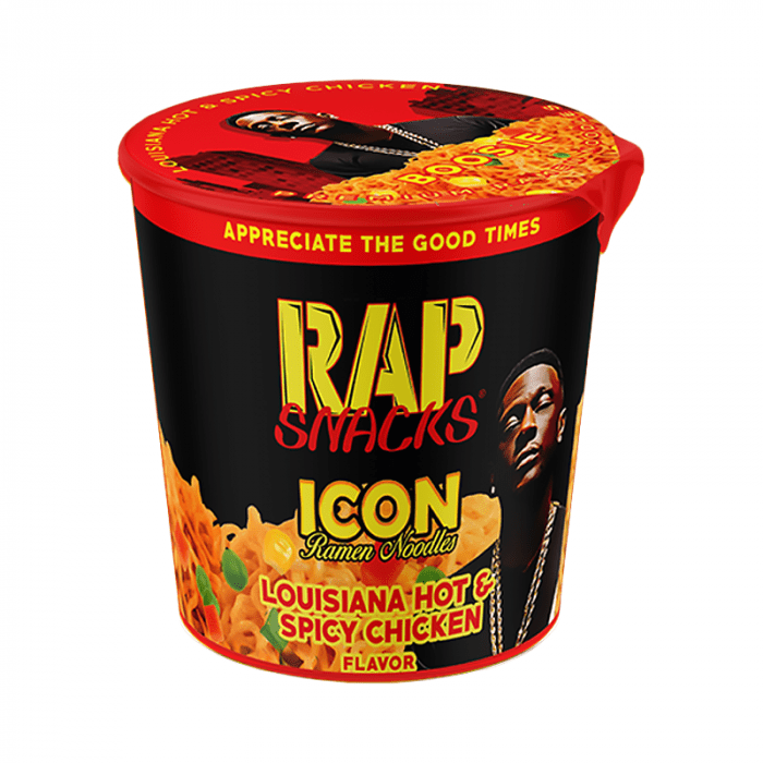 Shop Rap Snacks Icon Ramen Noodles - Louisiana Hot & Spicy Chicken Boosie - 2.25oz (64g) - 