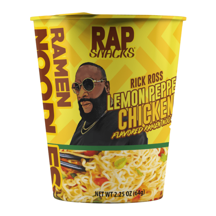 Shop Rap Snacks Lemon Pepper Chicken Flavored Ramen Noodles - 2.25oz (64g) - 