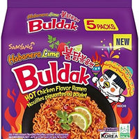 Shop Samyang Habanero Lime Hot Chicken Flavour Ramen - (135g) - Pack of 5