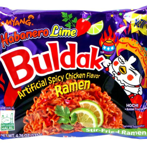 Shop Samyang Habanero Lime Hot Chicken Flavour Ramen - (135g) - Single Pack