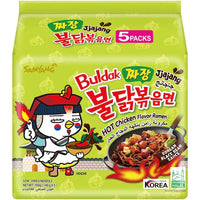 Shop Samyang Jjajang Hot Chicken Flavour Ramen - (140g) - Pack of 5