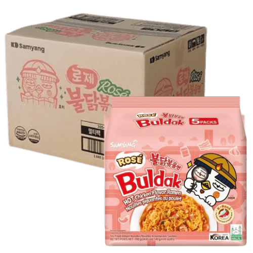 Shop Samyang Rose Hot Chicken Flavour Ramen - (140g) - Box of 40