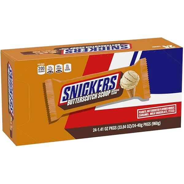 Shop Snickers Butterscotch Scoop Limited Edition USA - 1.41oz (40g) - 24 Pack