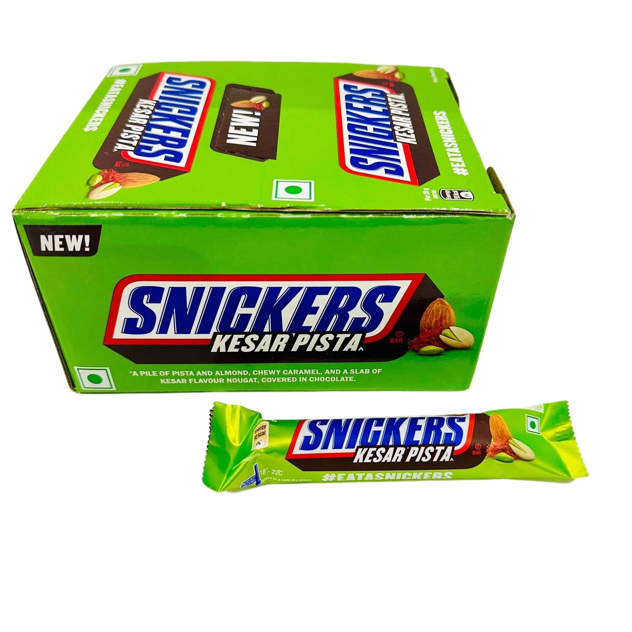 Shop Snickers Kesar Pista 42g - Box of 15