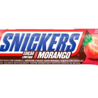 Shop Snickers Morango (Brazil) Strawberry Flavour Limited Edition - (42g) - Single Bar