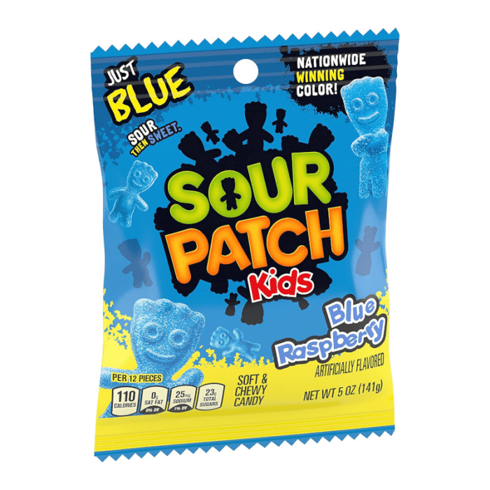 Shop Sour Patch Kids Blue Raspberry Peg Bag 3.6oz (102g) - 
