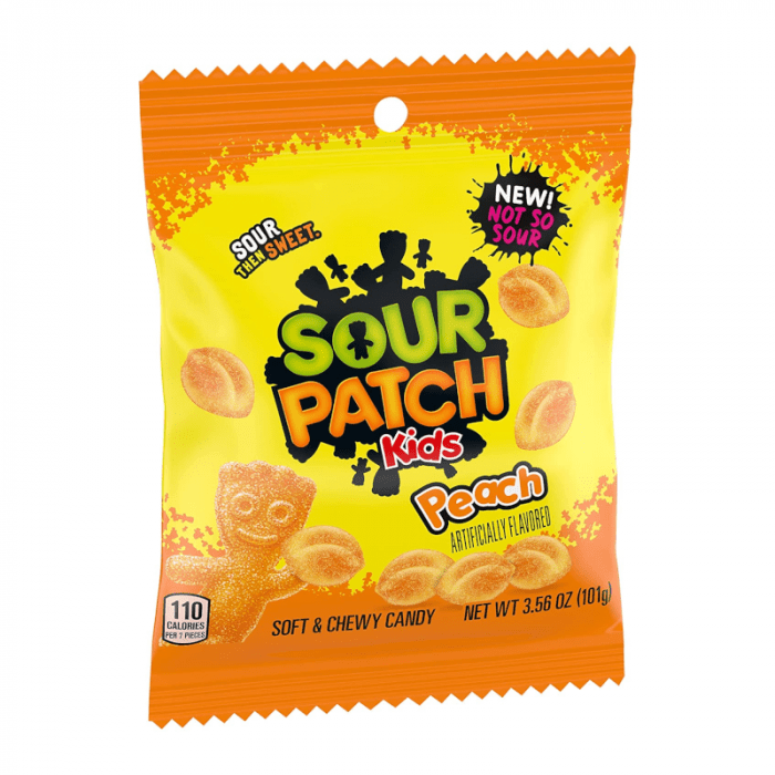 Shop Sour Patch Kids Peach Peg Bag 3.56oz (101g) - 