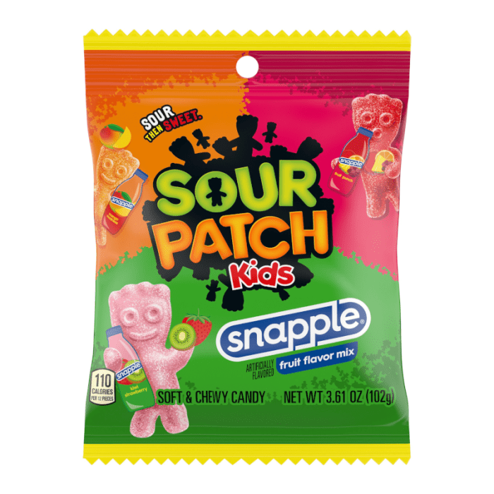 Shop Sour Patch Kids Snapple Peg Bag 3.61oz (102g) - 