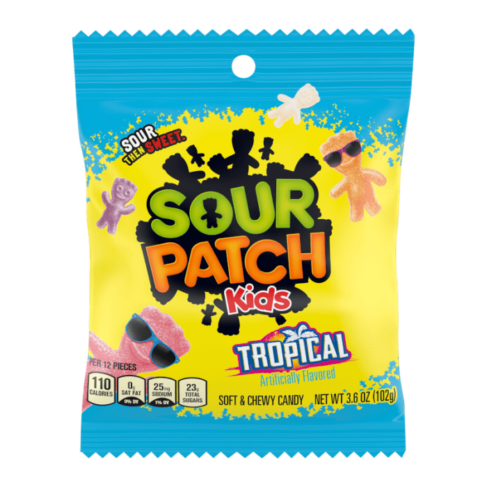 Shop Sour Patch Kids Tropical Peg Bag 3.6oz (102g) - 