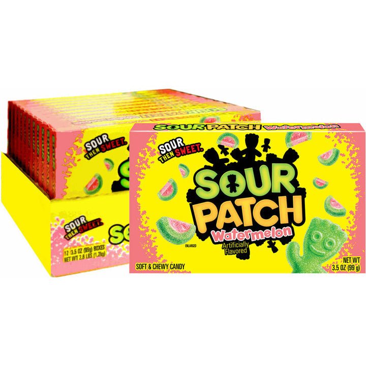 Shop Sour Patch Watermelon Theatre Boxes 141g - Pack of 12 - 