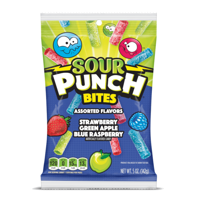 Shop Sour Punch Bites Assorted 5oz (142g) Halal - 