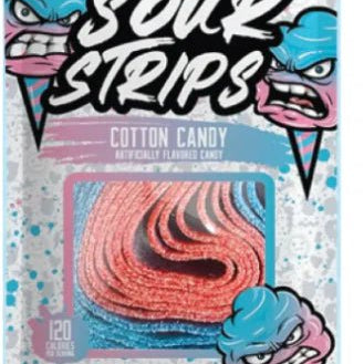 Shop Sour Strips Cotton Candy - 3.4oz (96g) - 