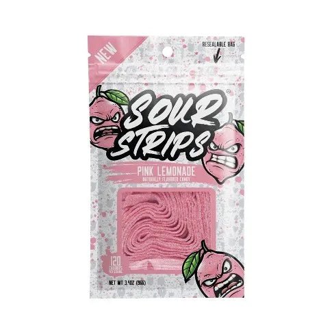 Shop Sour Strips Pink Lemonade (96g) - 