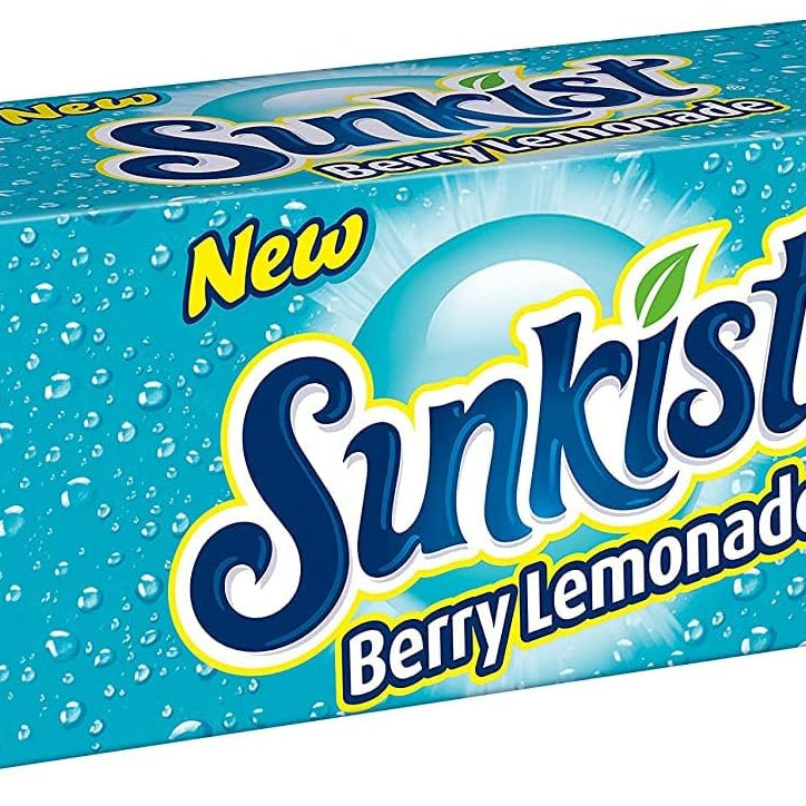 Shop Sunkist Berry Lemonade Flavoured Soda USA - 12fl.oz (355ml) - 12 Pack
