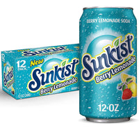 Shop Sunkist Berry Lemonade Flavoured Soda USA - 12fl.oz (355ml) - Single Can