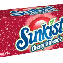Shop Sunkist Cherry Limeade Flavour Soda USA - 12fl.oz (355ml) - 12 Pack