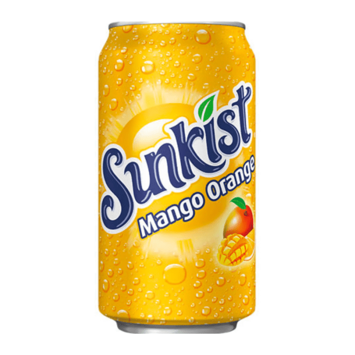 Shop Sunkist Mango Orange 12oz (355ml) - Single Can
