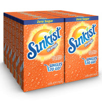 Shop Sunkist Orange Zero Sugar Singles to Go USA - 0.74oz (21g) - Box Of 12