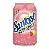 Shop Sunkist Strawberry Lemonade Flavour Soda USA - 12fl.oz (355ml) - Single Can