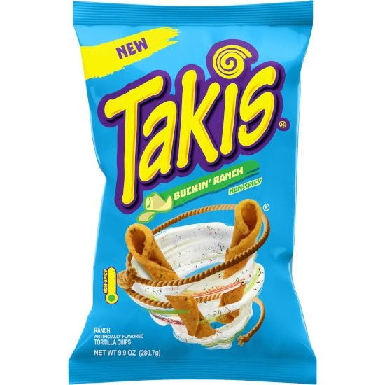 Shop Takis Intense Buckin Ranch Tortilla Chips Non - Spicy 9.9 oz - Single Bag