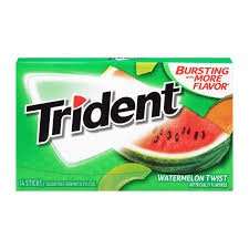 Shop Trident Watermelon Twist Gum (14 pieces) - Single case