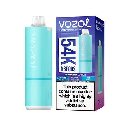 Shop Vozol Mate 54k Prefilled Pod Kit - Blueberry Edition